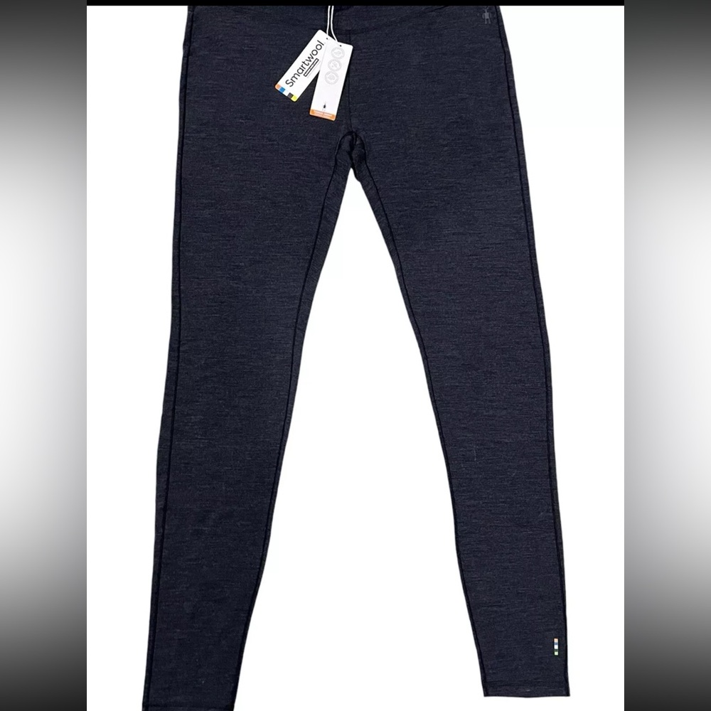 Smartwool black classic merino wool 250 base layer legging pants